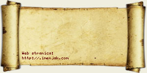 Julijana Tanasković vizit kartica